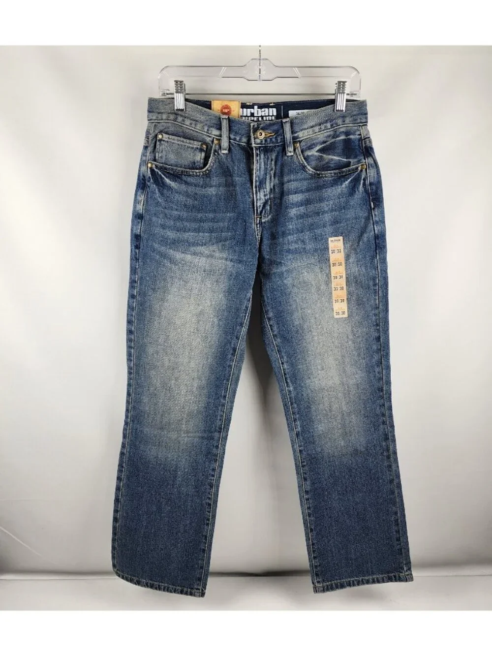 Urban Pipeline Jeans Mens 30x30 Blue Slim Straight Denim NWT